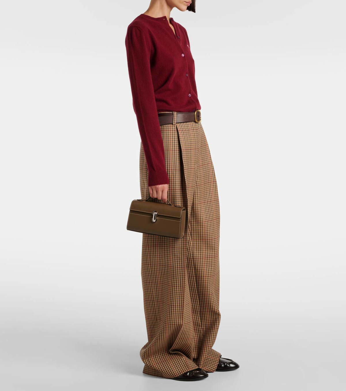 Savette Symmetry Pochette leather tote bag Savette
