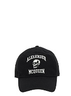 Alexander Mcqueen Varsity Logo And Skull Baseball Cap