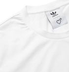 adidas Consortium - Human Made Three-Pack Logo-Print Cotton-Jersey T-Shirts - White