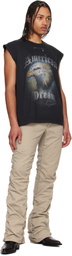 MISBHV Black 'American Dream' Muscle Tank Top