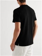 Saman Amel - Knitted Cotton T-Shirt - Black