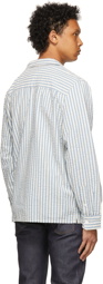 Levi's Made & Crafted Blue & White Stripe Camp Shirt
