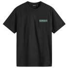 Napapijri Men's Geographic Back Print T-Shirt in Black Beauty