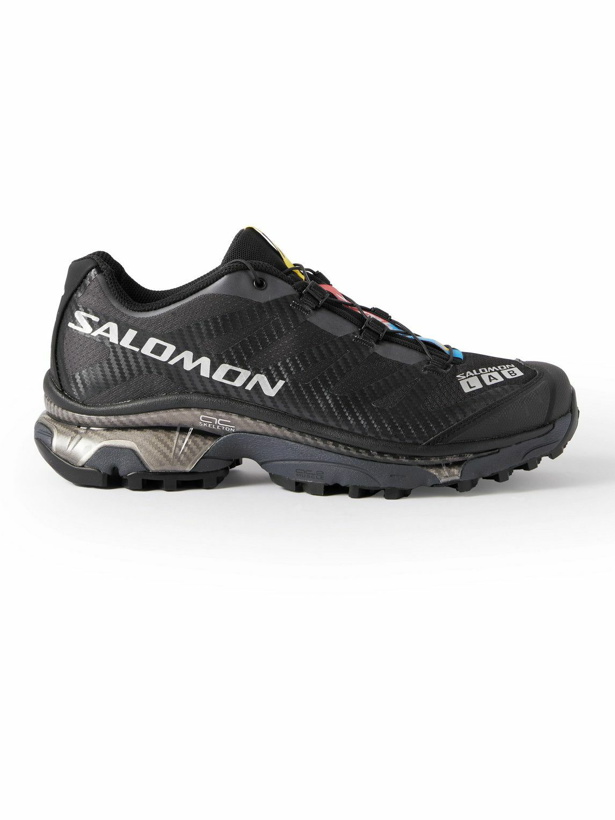 Photo: Salomon - XT-4 OG Rubber-Trimmed Mesh Sneakers - Black