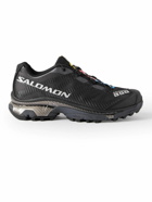 Salomon - XT-4 OG Rubber-Trimmed Mesh Sneakers - Black