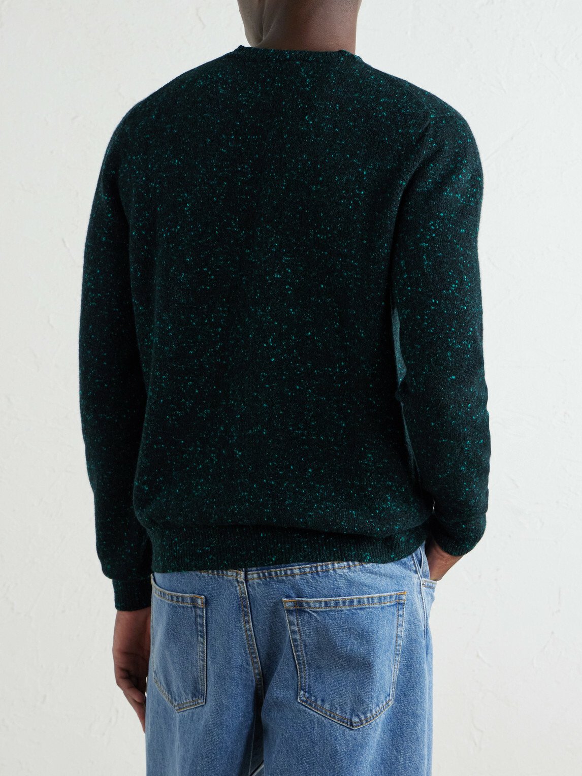 Inis Meáin - Merino Wool and Cashmere-Blend Sweater - Green