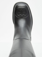 Gucci Interlocking G High Leather Boots