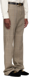 Valentino Beige Rolled Cuff Trousers