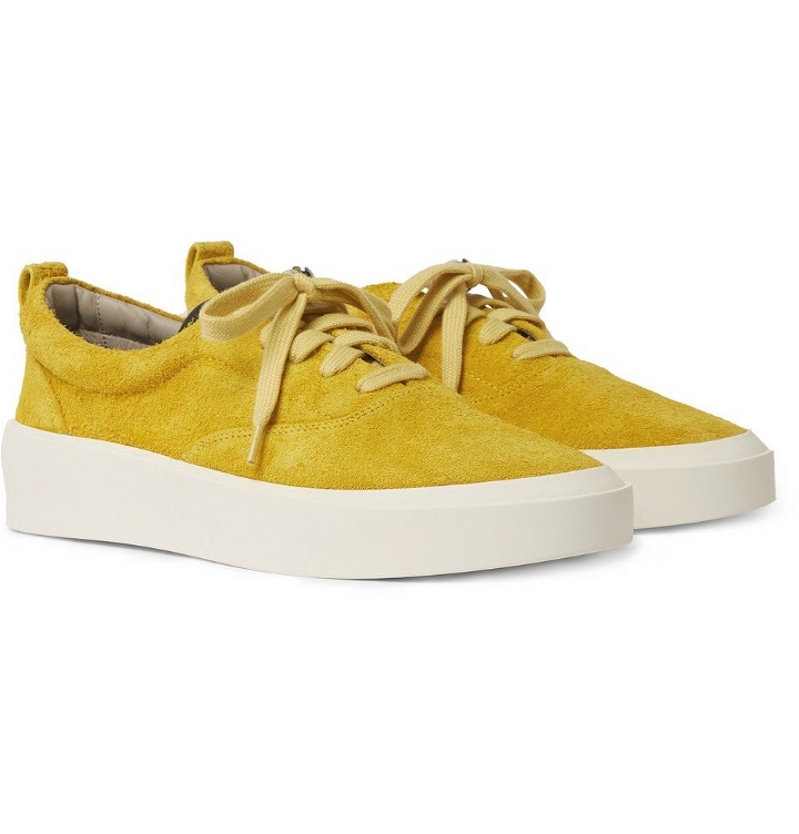 Photo: Fear of God - 101 Brushed-Suede Sneakers - Yellow