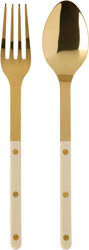 Photo: Sabre Gold & Off-White Bistrot Serving Set