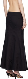 Belle The Label Black Paloma Maxi Skirt