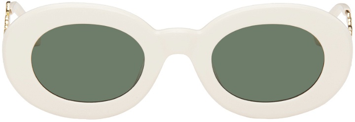 Photo: Jacquemus Off-White Le Chouchou 'Les lunettes Pralu' Sunglasses