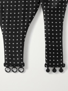 Favourbrook - Polka-Dot Silk-Jacquard Self-Tie Bow Tie and Cummerbund Set