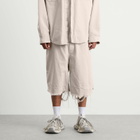 Balenciaga Men's Heavy Cotton Workwear Pants in Light Grey