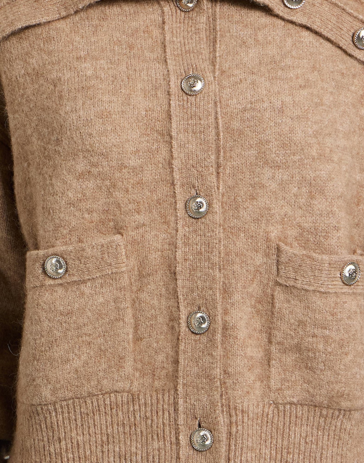 Maje Womens Cardigan Camel