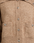 Maje Womens Cardigan Camel