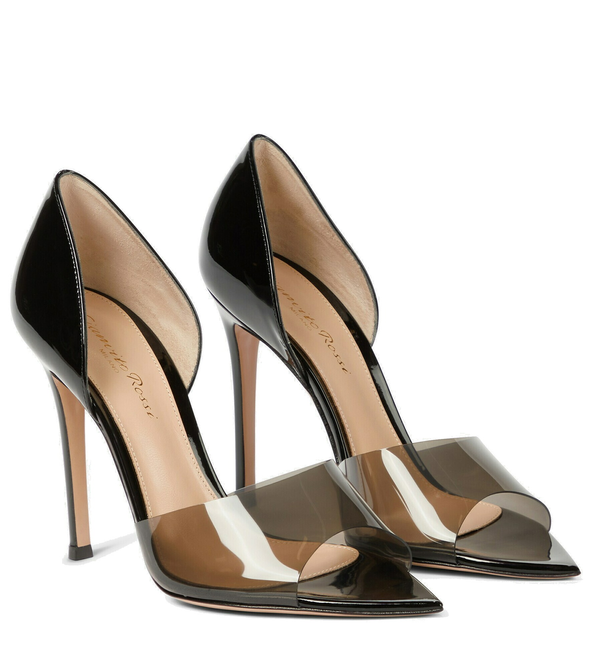 【★日本未入荷★】Gianvito Rossi ☆ BREE サンダル GIANVITO ROSSI Bree glittered woven and PVC pumps | THE OUTNET