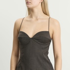 ST. Agni Women's Wool Cami in Mulch