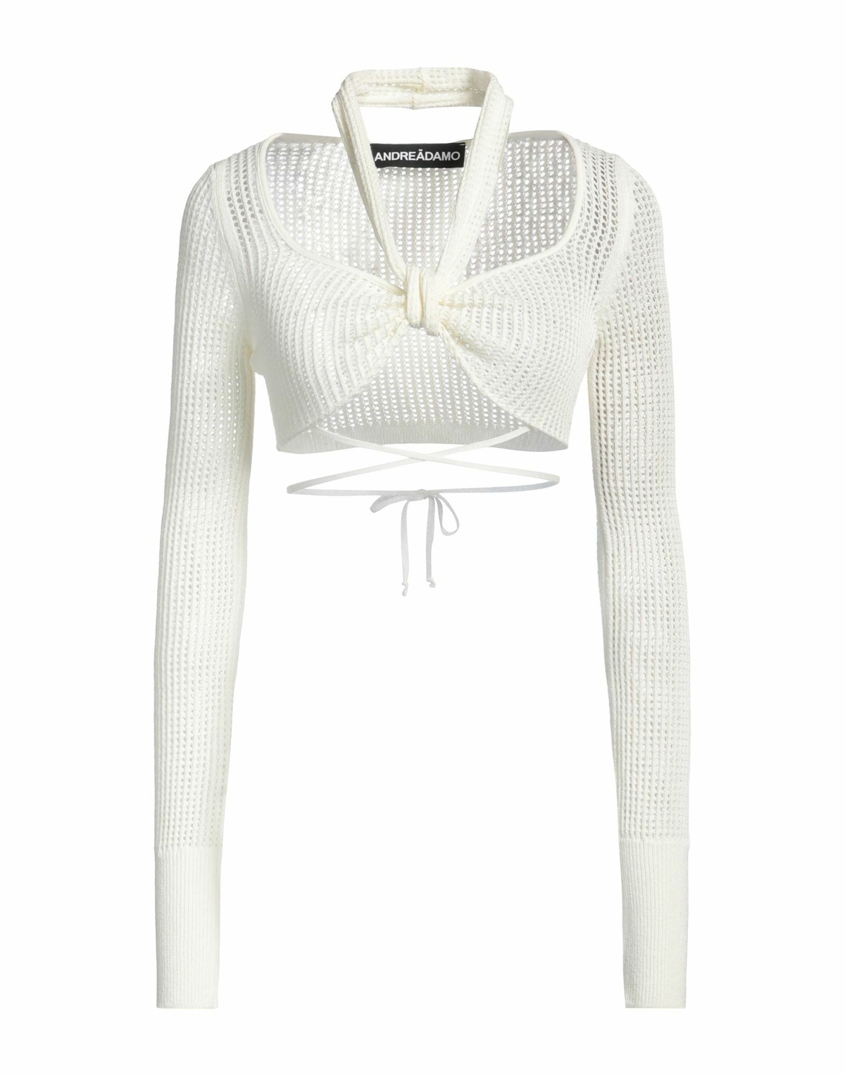 Andreādamo Womens Top Ivory
