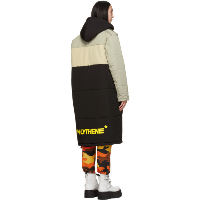 Polythene* Optics Black Logo Coat