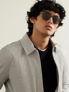 Dunhill - Square-Frame Acetate and Gold-Tone Sunglasses