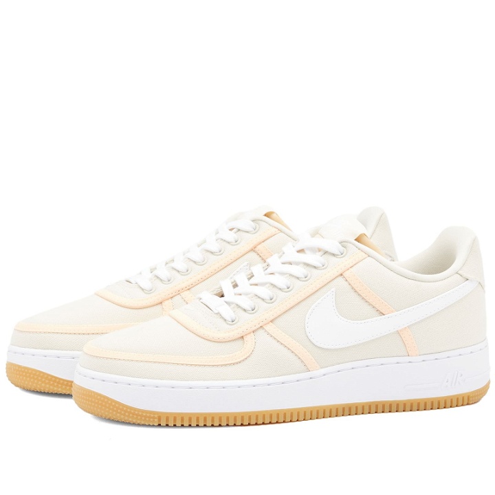 Photo: Nike AIR FORCE 1 '07 PRM Sneakers in White/Crimson/Brown