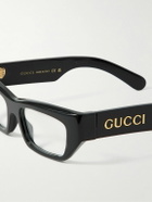 Gucci Eyewear - Rectangular-Frame Acetate Optical Glasses