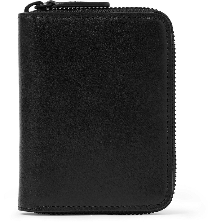 Photo: Common Projects - Leather Zip-Around Wallet - Black