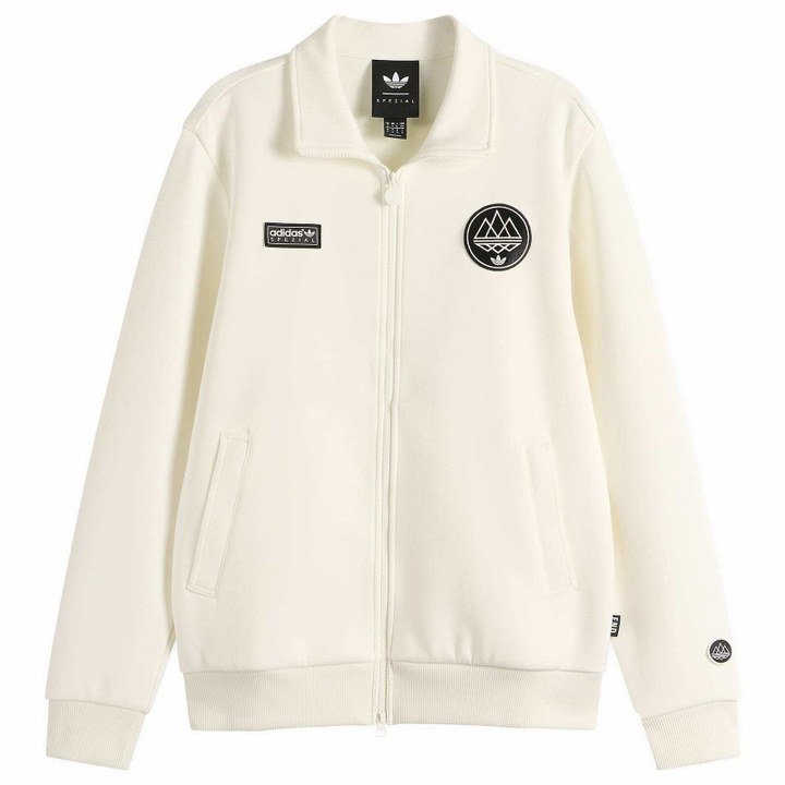 Photo: END. x Adidas Men's Angelzarke SPZL Track Top in Neutrals