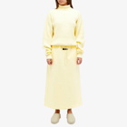 Fear of God ESSENTIALS Women's Long Skirt in Garden Yellow