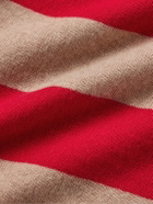 Guest In Residence - Rugby Striped Cashmere Polo Shirt - Red