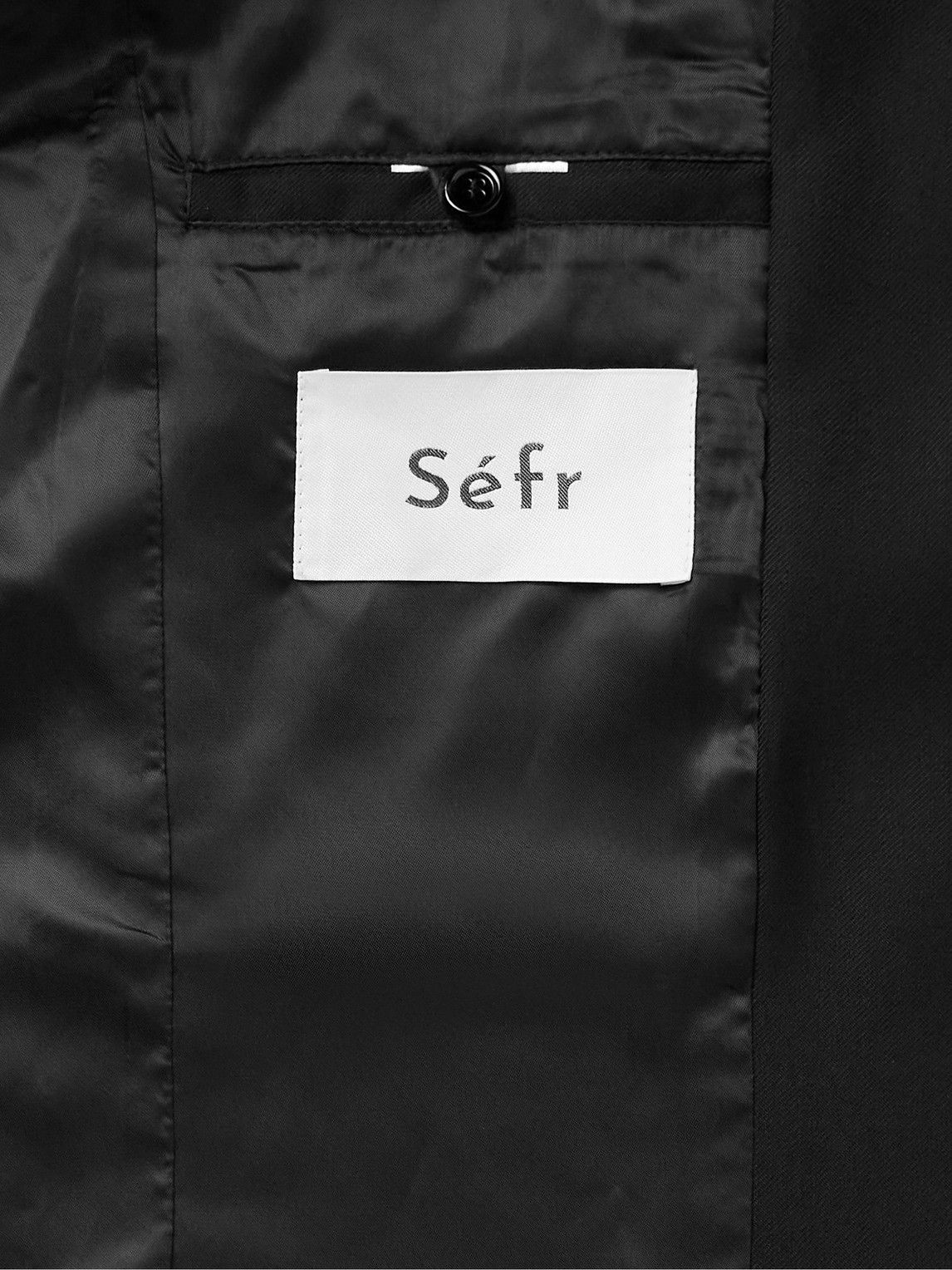 Séfr - Seydou Twill Blazer - Black