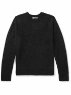 Kaptain Sunshine - Brushed Royal Alpaca Sweater - Black