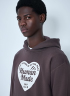 HUMAN MADE Logo Motif Hooded Sweatshirt