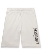 Missoni - Wide-Leg Logo-Appliquéd Cotton-Jersey Drawstring Shorts - White