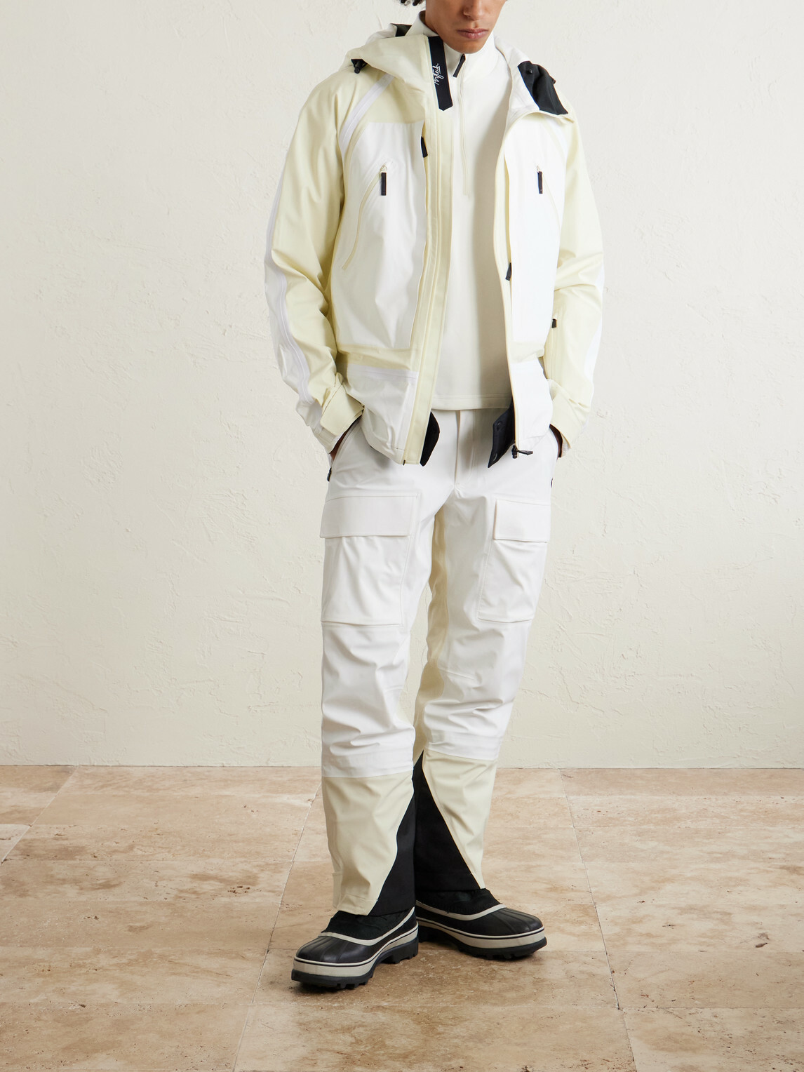Aztech Mountain - Reverse Hayden 3L Hooded Ski Jacket - Neutrals