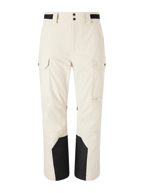 Photo: Fusalp - Straight-Leg Shell-Trimmed Corduroy Ski Pants - Neutrals