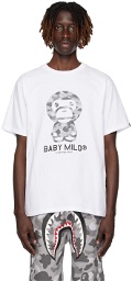 BAPE White Honeycomb Camo Baby Milo T-Shirt