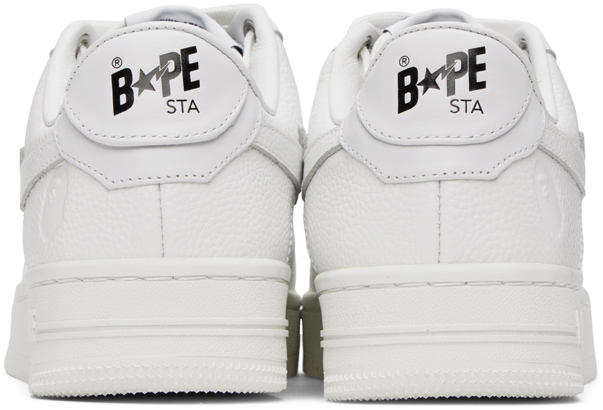A BATHING APE BAPE STA ホワイト　♯6 BAPE White STA #6 Sneakers A Bathing Ape