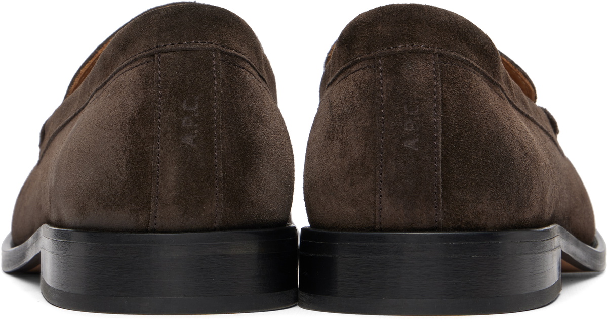 A.P.C. Brown Suede Loafers
