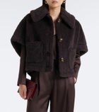 Max Mara Wool and silk teddy jacket