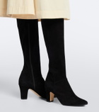 Manolo Blahnik Pitana suede knee-high boots