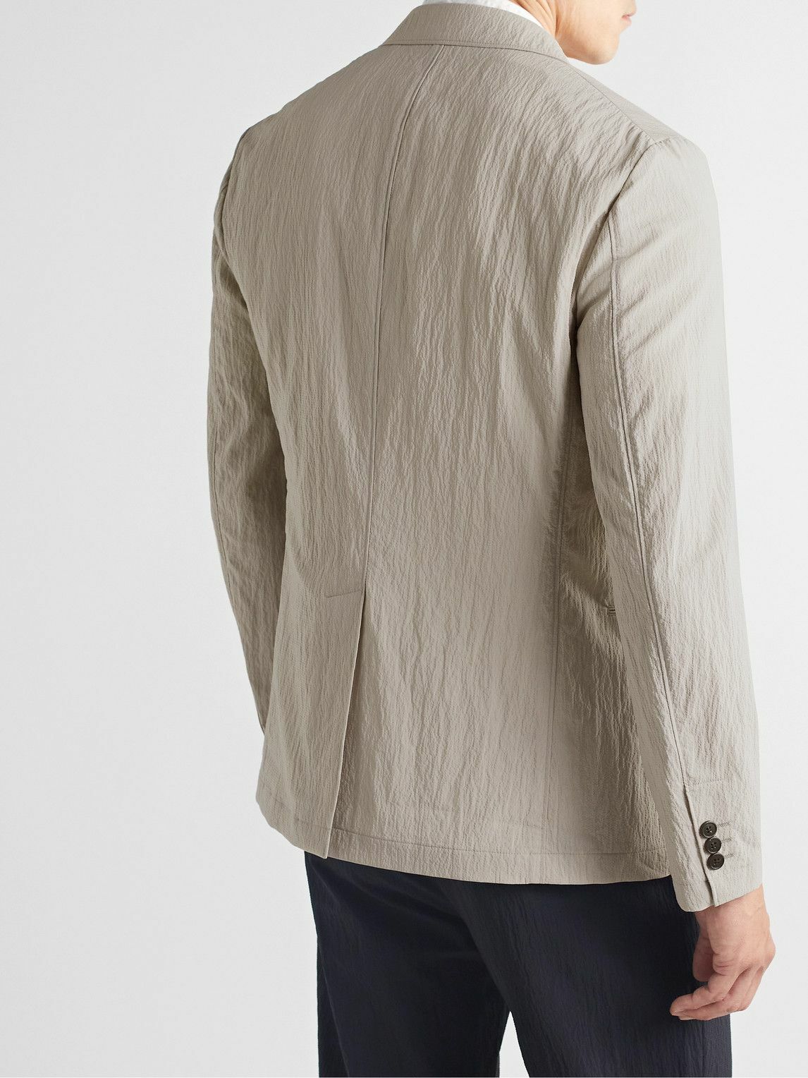 Theory silk hot sale unstructured blazer