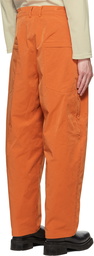 A. A. Spectrum Orange Jeremyz Shell Trousers