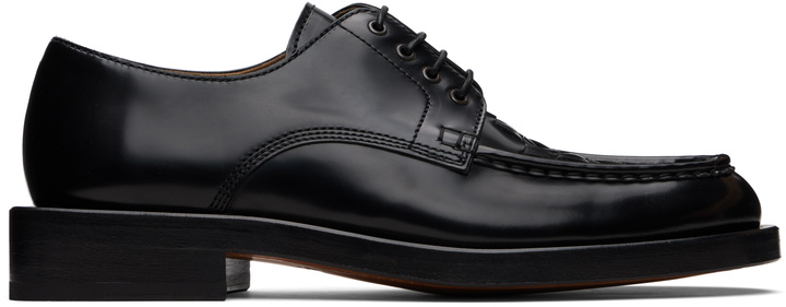 Photo: JACQUEMUS Black La Croisière 'The Woven' Derbys