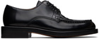 JACQUEMUS Black La Croisière 'The Woven' Derbys