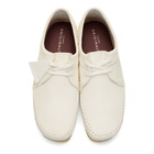 Clarks Originals White Weaver Moccassins