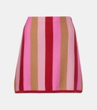 Rixo Liesel wool-blend miniskirt