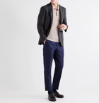 Canali - Kei Slim-Fit Unstructured Mélange Wool Blazer - Brown