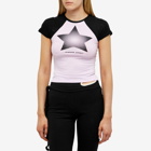 Maisie Wilen Women's Slinky T-Shirt in Pink/Black